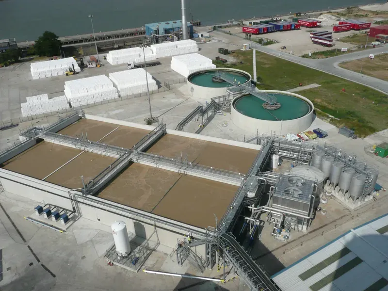 Industrial wastewater treatment plant