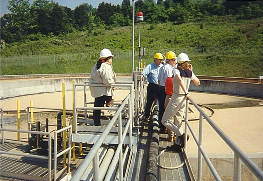 Diagnosing a wastewater treatment process upset on site